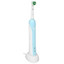 Электрическая зубная щетка Braun Oral-B Pro B600 3D Cross Action белый, голубой [ротационная, жесткость - средняя, режимов - 5 шт, насадок - 2 шт, датчик нажима, питание от аккумулятора]