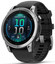 Спортивные часы Garmin Fenix E [корпус - серебристый, ремешок - черный, 1.3", AMOLED, 416x416, ANT+, Bluetooth, NFC, Wi-Fi, для Android, iOS]