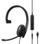 Наушники EPOS ADAPT 135T USB-C II [накладные, закрытые, 20-20000 Гц, микр., рег. громкости, каб. 1,8м, разъем USB-C, моно, черные] [накладные, проводной, кабель - 1.8 м, 20 Гц - 20000 Гц]