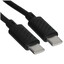 Кабель Hoco USB Type-C - USB Type-C черный 1 м [форма - круглая, оплетка - ПВХ, 3 А, 60 Вт, 1 шт]