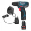 Дрель-шуруповерт Bosch GSR 120-LI Professional [2 АКБ, щеточный, безударный, быстрозажимной, 30 Н·м, Li-Ion, 2 А*ч, кейс, 1 кг]