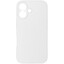 Накладка  BoraSCO Liquid Case для Apple iPhone 16 белый [микрофибра, текстиль, ТПУ]