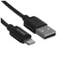 Кабель Borofone Lightning 8-pin - USB Type-A черный [USB 2.0, форма - круглая, оплетка - нейлоновая, 2.4 А, металлический корпус разъемов, 1 шт]