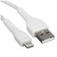Кабель DEXP Lightning 8-pin - USB Type-A белый [USB 2.0, форма - круглая, оплетка - нейлоновая, 2 А, 10 Вт, 1 шт]