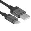 Кабель ACEFAST USB Type-C - USB Type-A черный 1.2 м [форма - круглая, оплетка - нейлоновая, 3 А, 15 Вт, 1 шт]