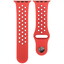 Ремешок Aceline для Apple Watch 38/ 40/ 41mm красный [перфорированный, спортивный, застежка - pin-and-tuck, силикон, 1 шт]