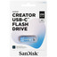 Память USB Flash 256 ГБ Sandisk Creator [SDCZ75C-256G-G46] [USB 3.2 Gen 1/USB Type-C, до 400 Мбайт/сек, выдвижной (слайдер), пластик]