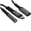 Кабель   FIERO USB Type-C - jack 3.5 мм, USB Type-C [Male - Female]