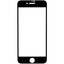 Защитное стекло Aceline для экрана Apple iPhone 7/ 8/ SE 2020 [2.5D, олеофобное покрытие, цвет рамки - черный, в комплекте: 1 шт]