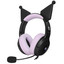 Проводные наушники Razer Kraken Kitty V2 Kuromi Edition  черный 2023 [охватывающие, проводной, кабель - 2 м, 20 Гц - 20000 Гц, 32Ω, подсветка - разноцветная]