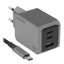 Сетевое зарядное устройство Ugreen X755 серый [мощность - 65 Вт, 3.25 А, до 15 В, USB Type-C, PD, PPS, QC]