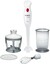 Блендер погружной Bosch MSM14500 белый [400 Вт, скоростей - 1 шт, 1 измельчитель, стакан, венчик]