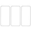 Защитное стекло Aceline для экрана Apple iPhone 17 Pro Max [2.5D, олеофобное покрытие, цвет рамки - черный, в комплекте: 3 шт]