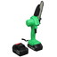 Аккумуляторная цепная мини-пила Zitrek GreenSaw 20 Plus  шина - 15 см (6") [2хАКБ, ЗУ, двигатель - щеточный, паз шины-1.3 мм, шаг цепи - 6.35 мм, (0.25"), 3.25 кг]