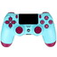 Геймпад беспроводной Dualshock 4 Berry Blue Ver.2 [для PS4/PS3/PC, microUSB, Bluetooth, вибрация, цвет бирюзовый] [для PC, PlayStation 3, PlayStation 4, Bluetooth, виброотдача, питание от аккумулятора]