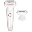 Эпилятор Braun S9 SES 9-030 [розовый, пинцетов/дисков - 40, насадок - 3 шт, подсветка, эпиляция - сухая/влажная, питание - от аккумулятора, Li-Ion]