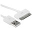 Кабель Aceline 30-pin Apple - USB Type-A белый [USB 2.0, форма - круглая, оплетка - ПВХ, 2 А, 10 Вт, 1 шт]