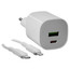 Сетевое зарядное устройство Borofone BA104A белый [мощность - 20 Вт, 3 А, до 12 В, Lightning 8-pin, PD, QC 3.0]
