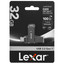 Память OTG USB Flash 32 ГБ Flash Lexar JumpDrive D400 [LJDD400032G-BNQNC] [USB 3.2 Gen 1/USB Type-A, USB Type-C, до 100 Мбайт/сек, поворотный (флип), металл]
