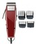 Машинка для стрижки Moser 1400-0278 красный/белый [длина стрижки до 14 мм, установок длины - 5, насадок - 4 шт, питание - от сети]