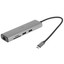 Док-станция Ugreen CM512 [USB 3.2 Gen 1 Type-A х 2, HDMI, кард-ридер microSD, SD, порт Ethernet, кабель - 20 см, поддержка PD, OTG, корпус серый]