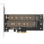 Внутренний адаптер для накопителя ORIENT C301E [PCI-E x4 - M.2 (ключ B), M.2 (ключ M)]