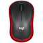 Мышь беспроводная Logitech M185 [910-002237] красный [1000 dpi, светодиодный, USB Type-A, кнопки - 3]