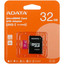 Карта памяти ADATA Premier microSDHC 32 ГБ [AUSDH32GUICL10-RA1] [Class 10, запись - 10 Мбайт/сек, чтение - 50 Мбайт/сек]