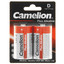 Батарейка Camelion LR20-BP2 D (LR20/R20/ER34615) [щелочная (LR), 1.5 В, 2 шт]