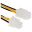 Кабель для блока питания Aceline ATX 4pin(M) - ATX 4pin(F) [4-pin (CPU/EPS12V) - 4-pin (CPU/ATX12V), 300 мм]
