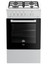 Газовая плита Beko FSG52010W белый [конфорок - 4 шт, духовка - 55 л, электроподжиг, стальные решетки, 50 см x 85 см x 60 см]