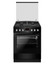 Комбинированная плита Hansa FCMM682233 черный [конфорок газовых - 4 шт, духовка - 65 л, электроподжиг, газ-контроль конфорок]