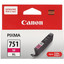 Картридж Canon CLI-751XL пурпурный [принтер, оригинальный, 1 шт]
