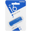 Память USB Flash 16 ГБ Smartbuy Clue [SB16GBCLU-BU] [USB 2.0/USB Type-A, до 25 Мбайт/сек, монолит с колпачком, пластик]