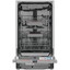 Встраиваемая посудомоечная машина Bosch SPV6EMX76Q [расход воды - 9.5 л, кол-во комплектов - 10, дисплей, защита от протечек, 45 см х 81.5 см - 87.5 см  х 55 см]
