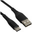 Кабель DEXP USB Type-C - USB Type-A черный [USB 2.0, форма - круглая, оплетка - нейлоновая, 2.1 А, 10.5 Вт, металлический корпус разъемов, 1 шт]