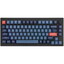 Клавиатура  проводная + беспроводная Keychron V1 Max [механическая, Gateron Jupiter Brown, клавиш - 81, Bluetooth, USB Type-A, цвет черный]