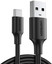 Кабель Ugreen USB Type-C - USB Type-A черный [USB 2.0, OTG, форма - круглая, оплетка - ПВХ, 3 А, 1 шт]