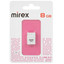 Память USB Flash 8 ГБ Mirex MINCA WHITE [13600-FMUMIW08] [USB 2.0/USB Type-A, до 24 Мбайт/сек, монолит с колпачком, пластик]