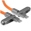 Кабель DEXP USB Type-C - USB Type-C оранжевый [USB 2.0, OTG, форма - круглая, оплетка - нейлоновая, 3 А, 60 Вт, металлический корпус разъемов]