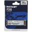 240 ГБ M.2 NVMe накопитель Patriot P310 [P310P240GM28] [PCIe 3.0 x4, чтение - 1700 Мбайт/сек, запись - 1000 Мбайт/сек, 3 бит TLC, NVM Express, TBW - 120 ТБ]