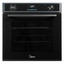 Электрический духовой шкаф Midea MO72105X черный [70 л, независимый, до 250 °C, дисплей, гриль, конвекция, класс - A]