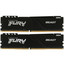 Оперативная память Kingston FURY Beast Black [KF432C16BBK2/32] 32 ГБ [DDR4, 16 ГБx2 шт, 3200 МГц, 16(CL)-20-20]