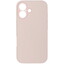 Накладка  BoraSCO Liquid Case для Apple iPhone 16 розовый [микрофибра, текстиль, ТПУ]