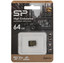 Карта памяти Silicon Power microSDXC 64 ГБ [SP064GBSTXDV3V1H] [A1, UHS Class 3, Video Class 30, запись - 80 Мбайт/сек, чтение - 100 Мбайт/сек]