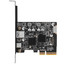 Контроллер Espada PCIeU32TE [подключение: PCI-E x4, разъемы: USB 3.2 Gen 2 Type-A, USB 3.2 Gen 2 Type-C]