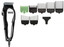 Машинка для стрижки Wahl Hair clipper Baldfader серебристый/черный [длина стрижки до 15 мм, насадок - 7 шт, питание - от сети]