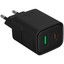Сетевое зарядное устройство KEYRON K45ACQCPDGaNB черный [мощность - 45 Вт, 3 А, до 20 В, без кабеля, AFC, HFC, PD 2.0, PD 3.0]