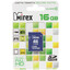 Карта памяти Mirex SDHC 16 ГБ [13611-SD10CD16] [Class 10, запись - 10 Мбайт/сек, чтение - 25 Мбайт/сек]