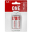 Батарейка Smartbuy ONE AA (LR6/ER14505/FR6/R6P) [щелочная (LR), 1.5 В, 2 шт]